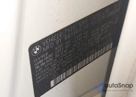 2011 BMW X3 xDrive28I из США, поврежденный, VIN 5UXWX5C51BL711913